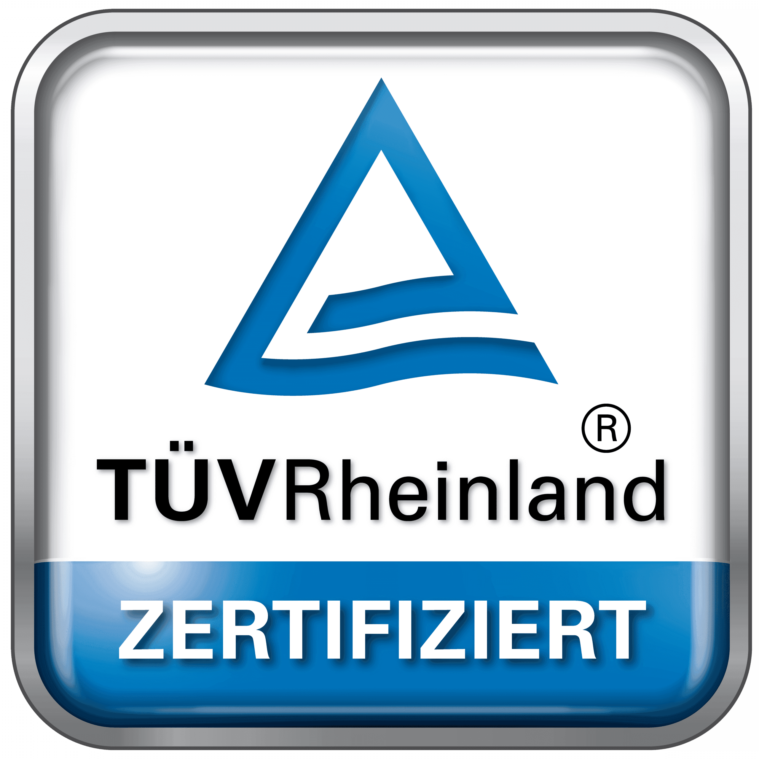 TÜV Rheinland zertifiziert