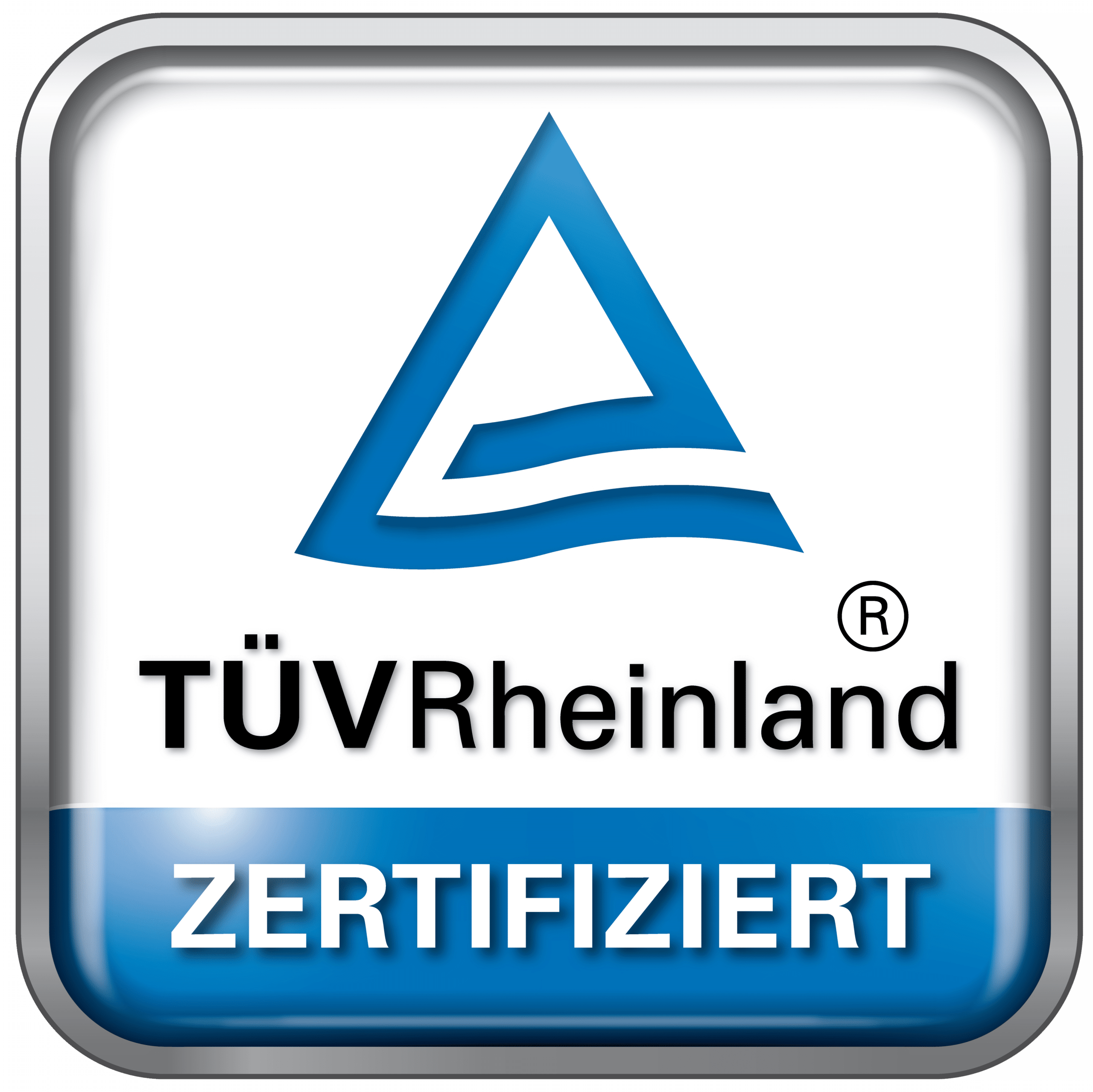 TÜV Rheinland zertifiziert